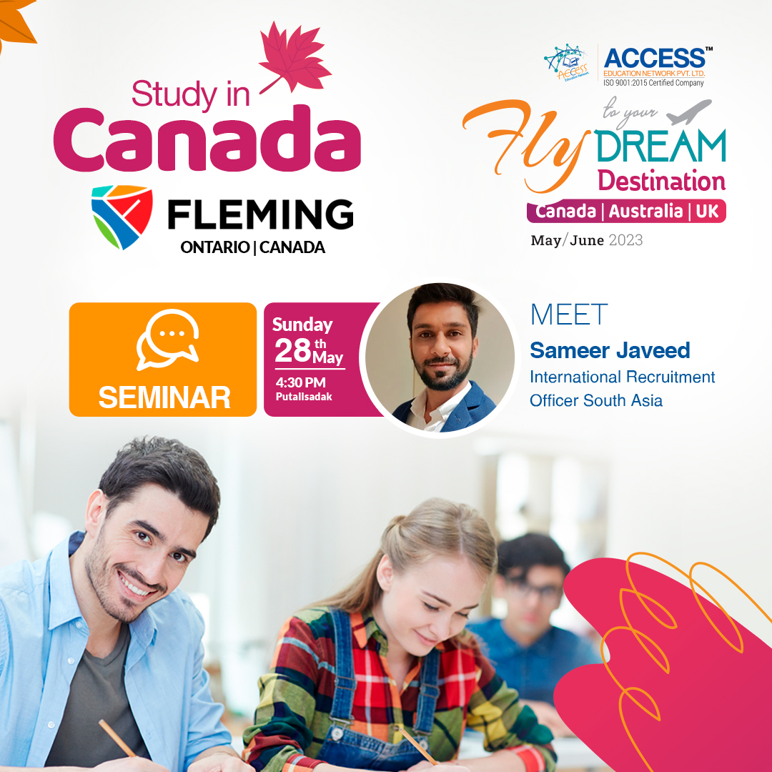 Fleming College Team Visits Access Education at Putalisadak – A Step Closer to Canada for Nepali Students